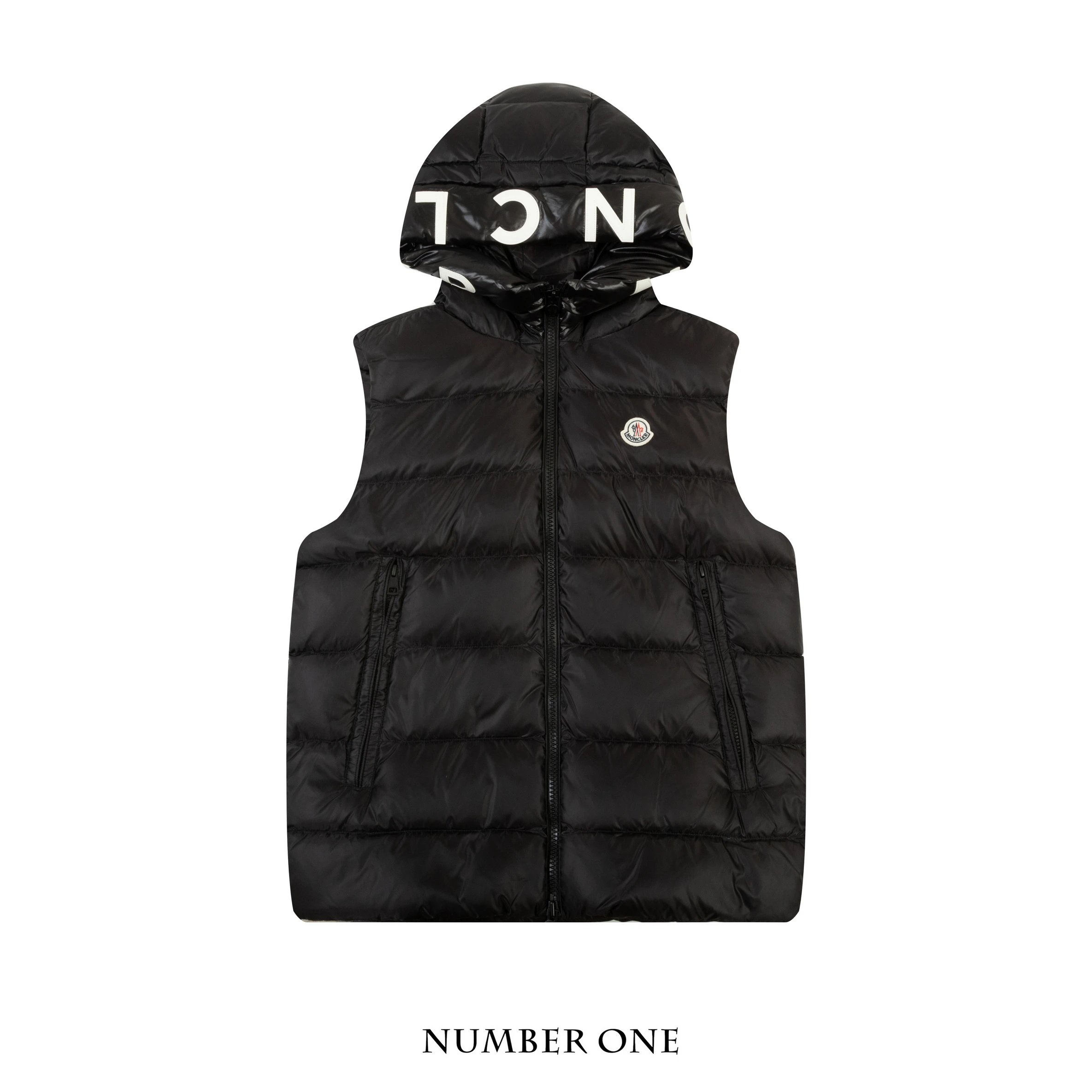 Moncler Moncler Genius White Down Jacket with Logo Hood - 21