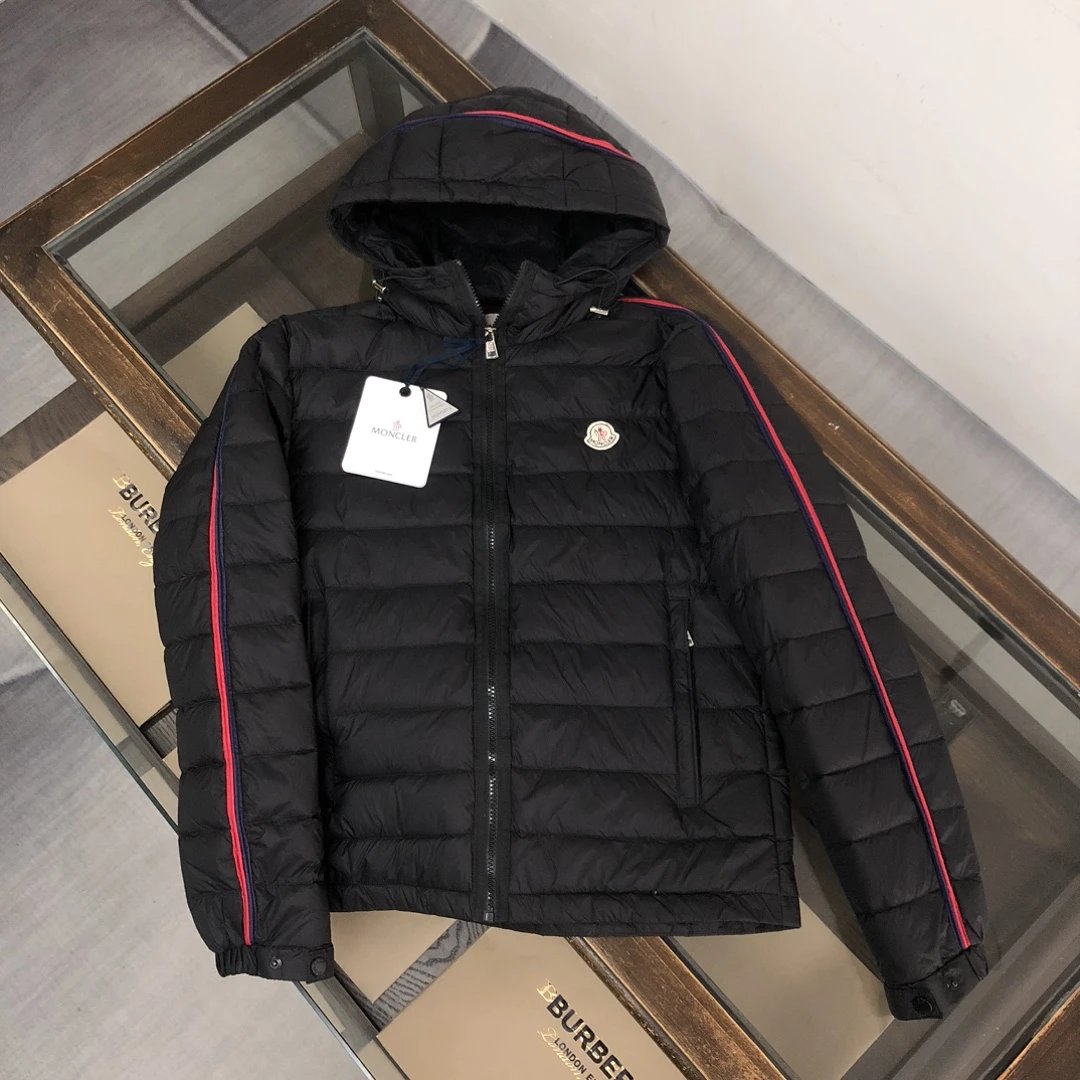 Moncler Moncler Genius White Down Jacket with Logo Hood - 32