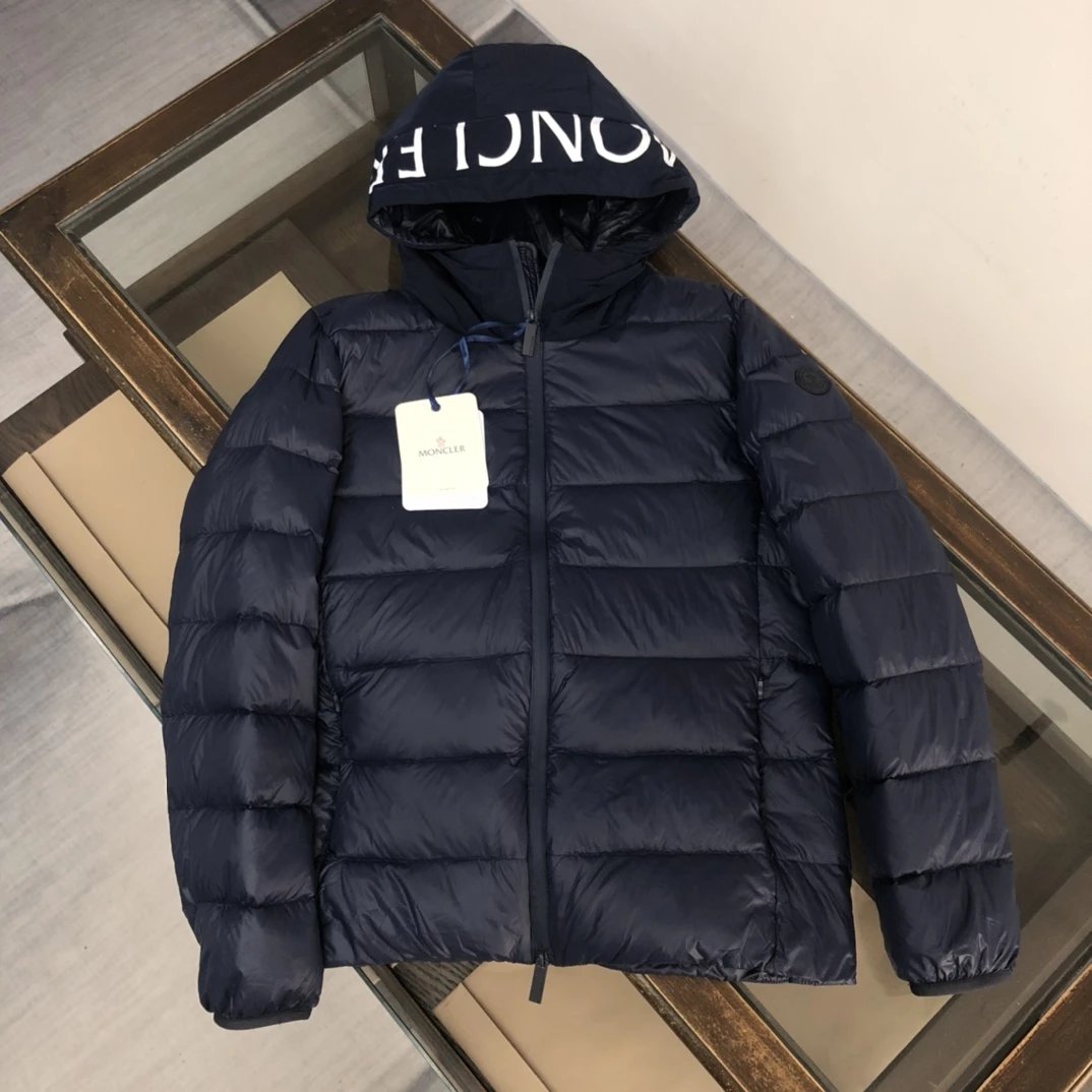 Moncler Moncler Genius White Down Jacket with Logo Hood - 23