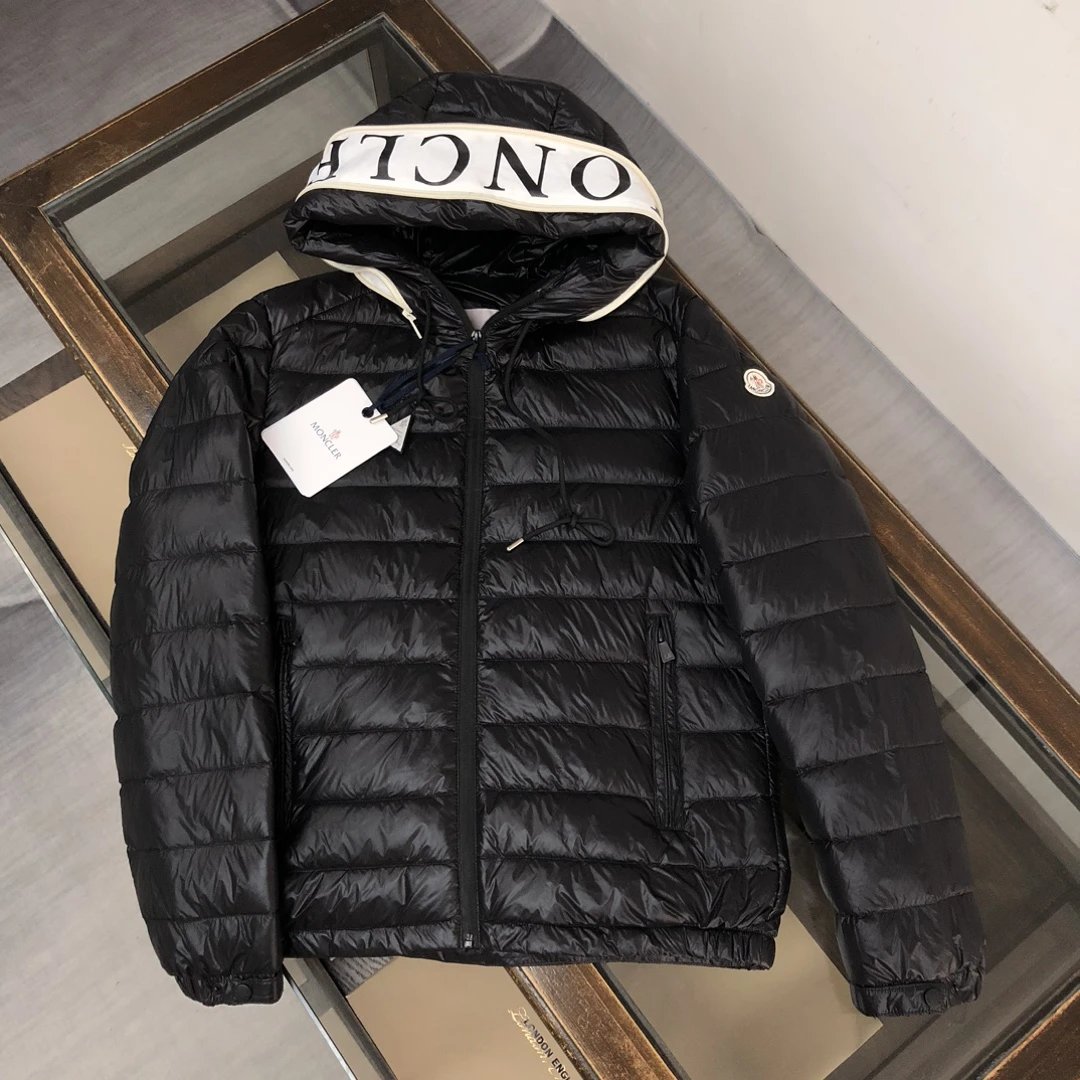 Moncler Moncler Genius White Down Jacket with Logo Hood - 28
