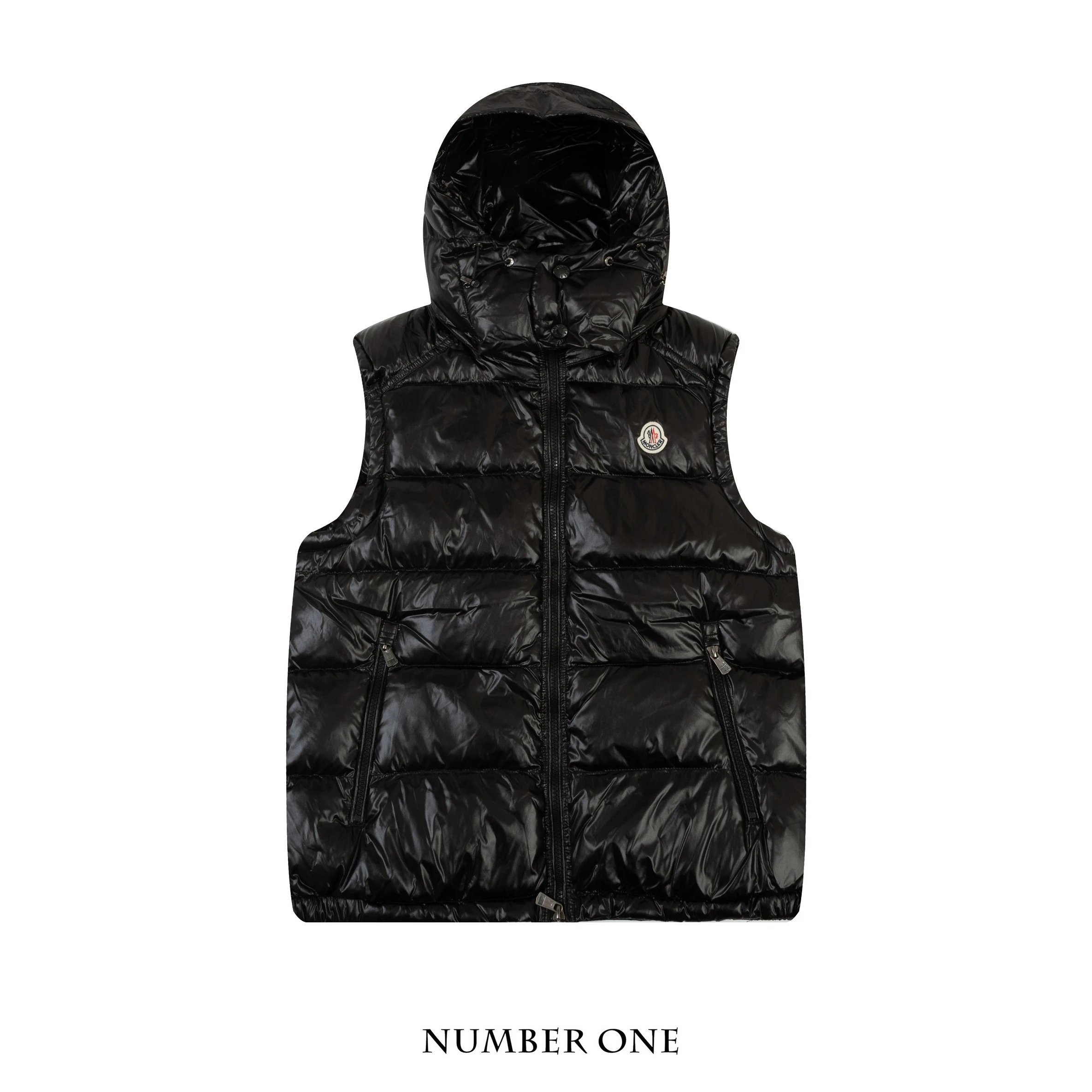 Moncler Moncler Genius White Down Jacket with Logo Hood - 13