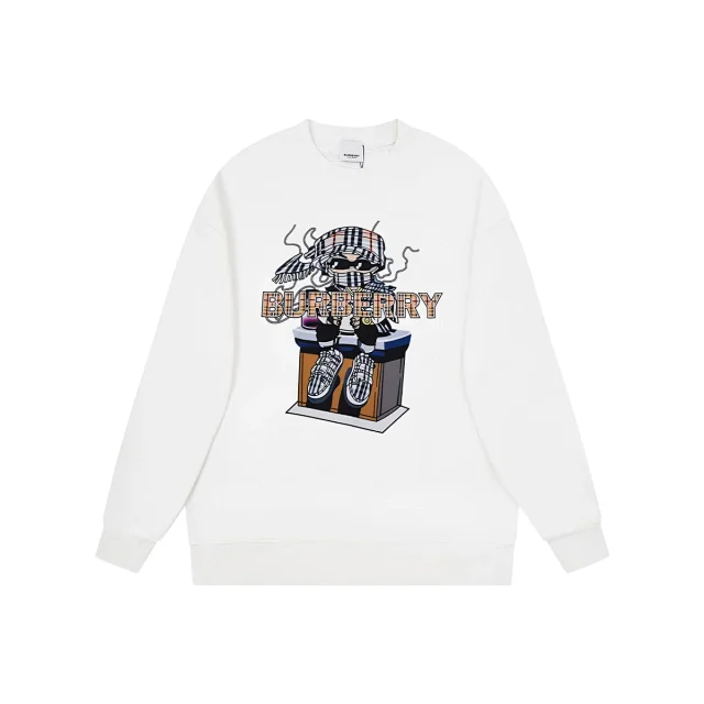 Burberry Hoodies & Sweatshirts Crewneck logo sweatshirt product detail image 34