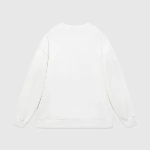 Burberry Logo-Embroidered White Cotton Sweatshirt - 13