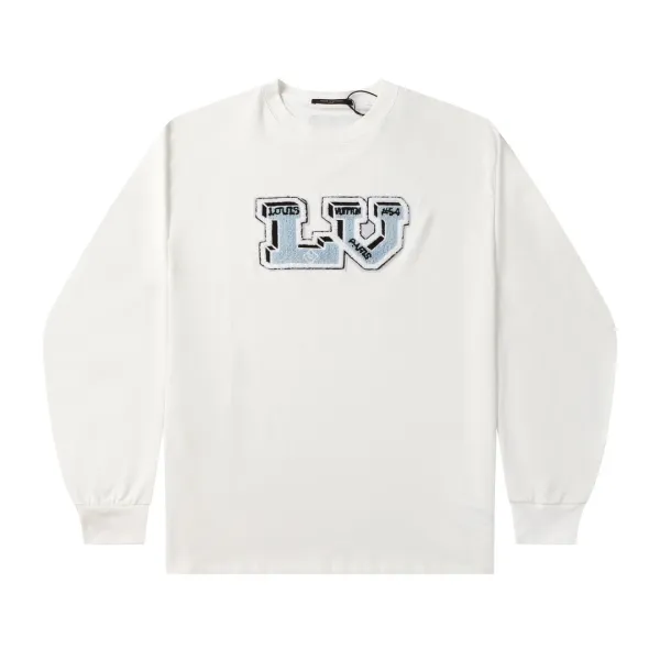 Louis Vuitton Monogram Cloud Embroidery Black Sweater - 23
