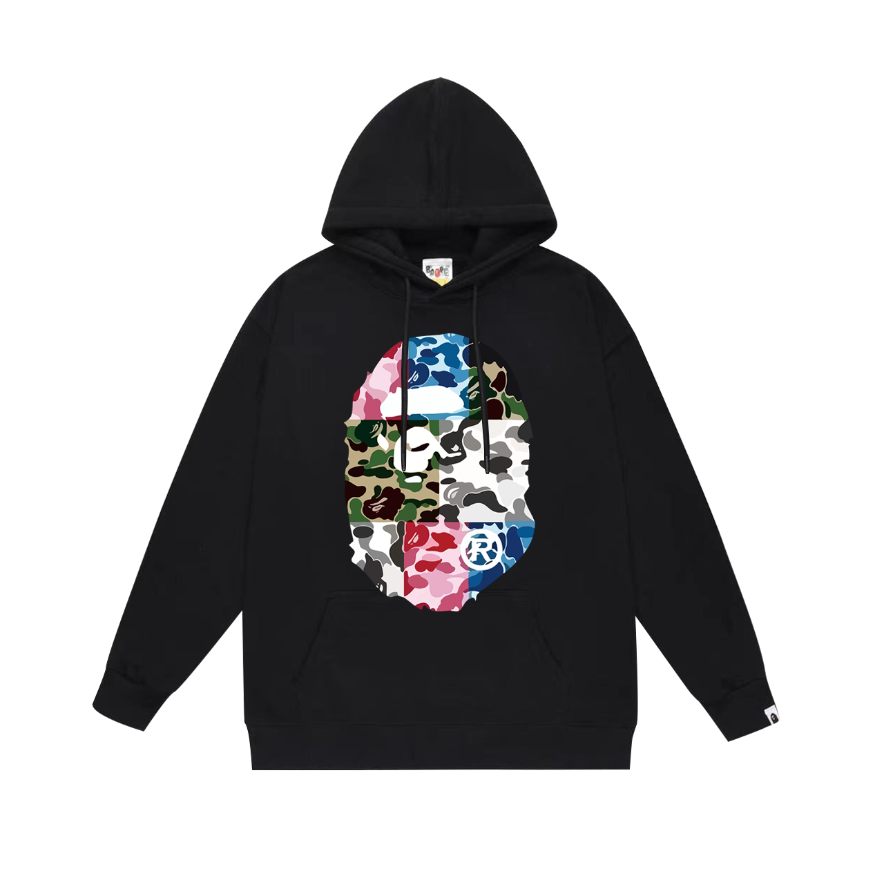 A Bathing Ape Hoodies & Sweatshirts Graphic Logo Pullover Hoodie — 115-1