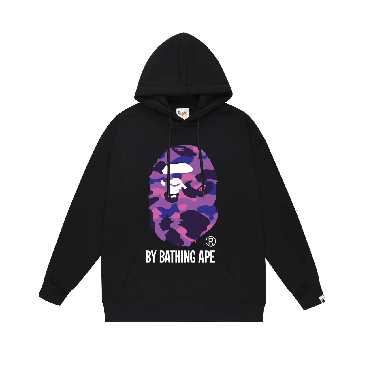 A Bathing Ape Hoodies & Sweatshirts Head Graphic Pullover Hoodie — 108-1