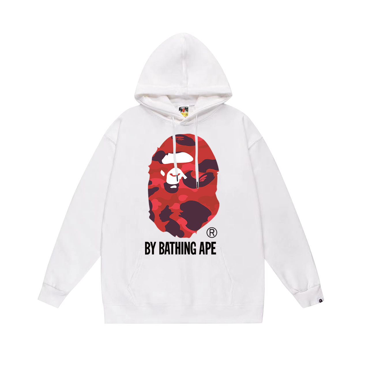 A Bathing Ape Hoodies & Sweatshirts Head Graphic Pullover Hoodie — 108-5