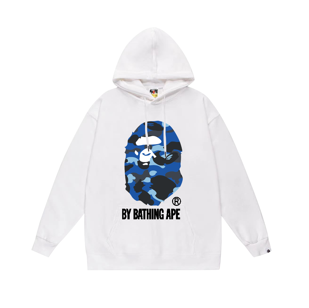A Bathing Ape Hoodies & Sweatshirts Head Graphic Pullover Hoodie — 107-5