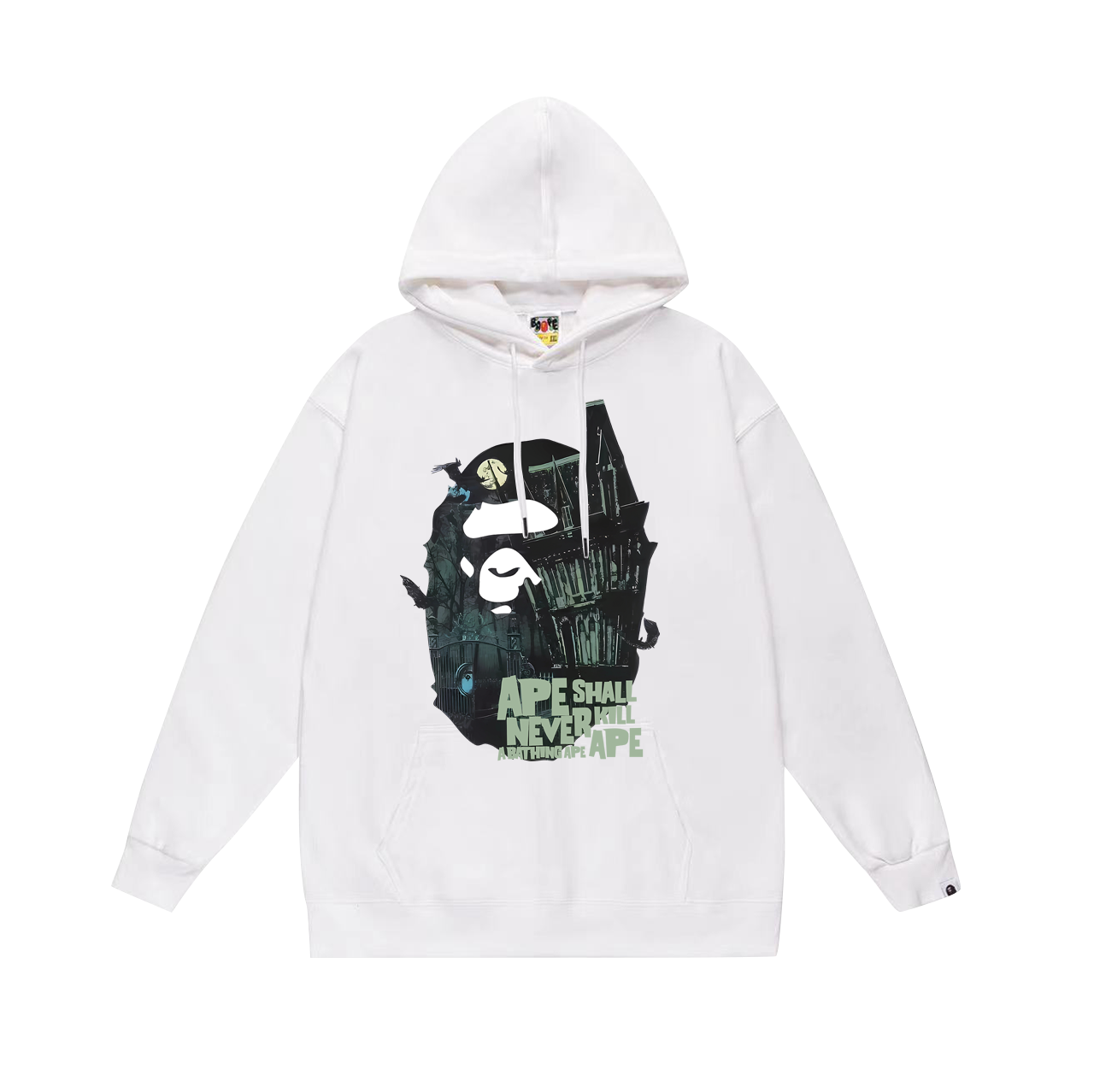 A Bathing Ape Hoodies & Sweatshirts Graphic Logo Pullover Hoodie — 116-2