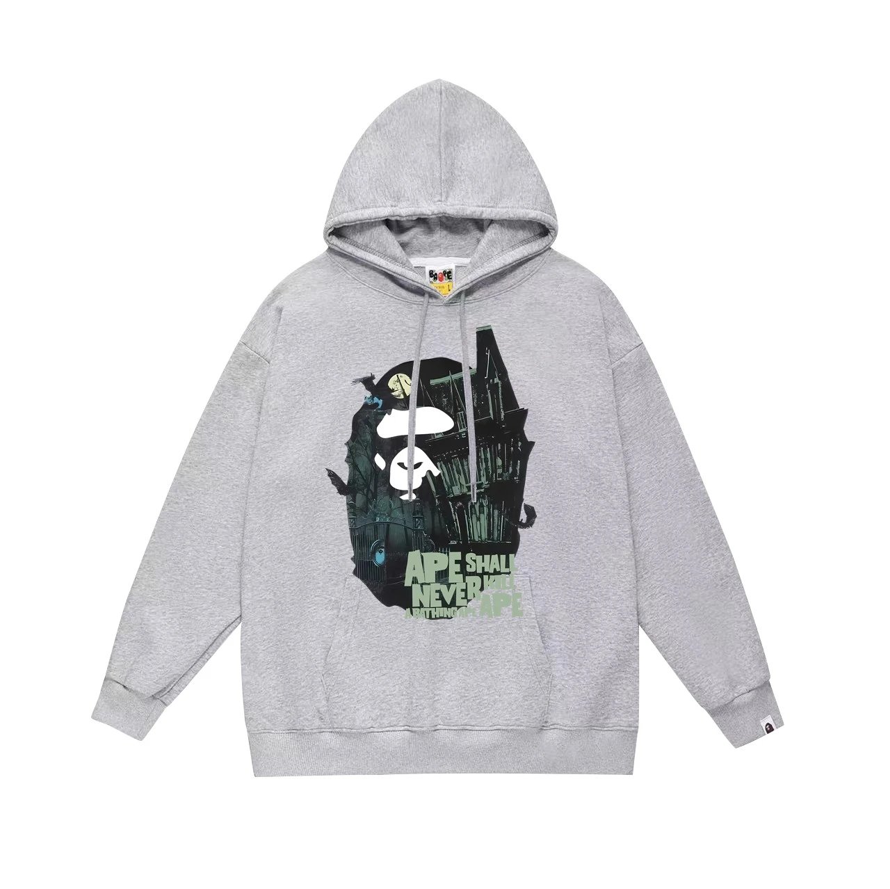 A Bathing Ape Hoodies & Sweatshirts Graphic Logo Pullover Hoodie — 116-3