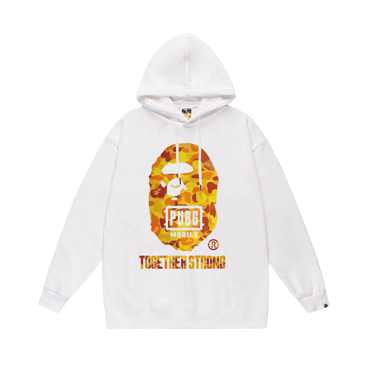 A Bathing Ape x PUBG Mobile Together Strong Camo Hoodie