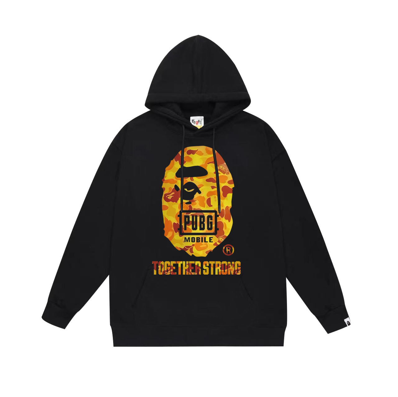 A Bathing Ape x PUBG Mobile Together Strong Camo Hoodie