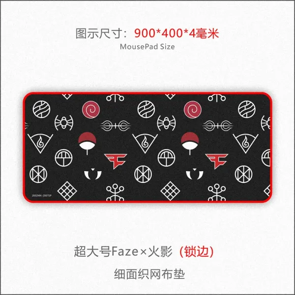 Design Takashi Murakami x FaZe Clan Blue Mousepad Computer Accessories - 7