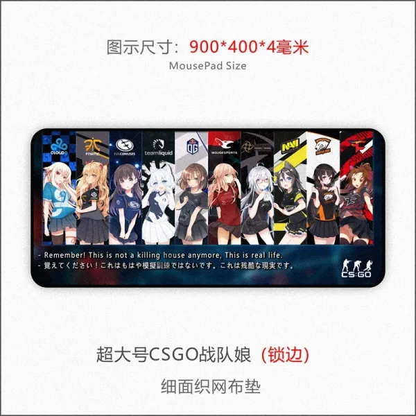 Design Takashi Murakami x FaZe Clan Blue Mousepad Computer Accessories - 11