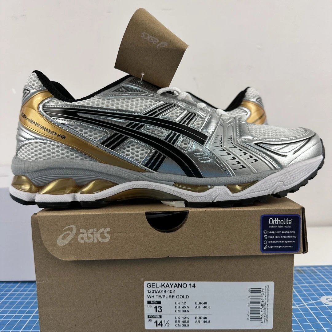 ASICS Gel-Kayano 14 White Pure Gold 1201A019-102