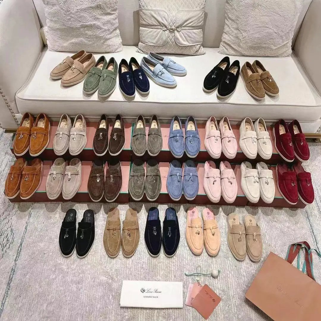 Suede Loafers