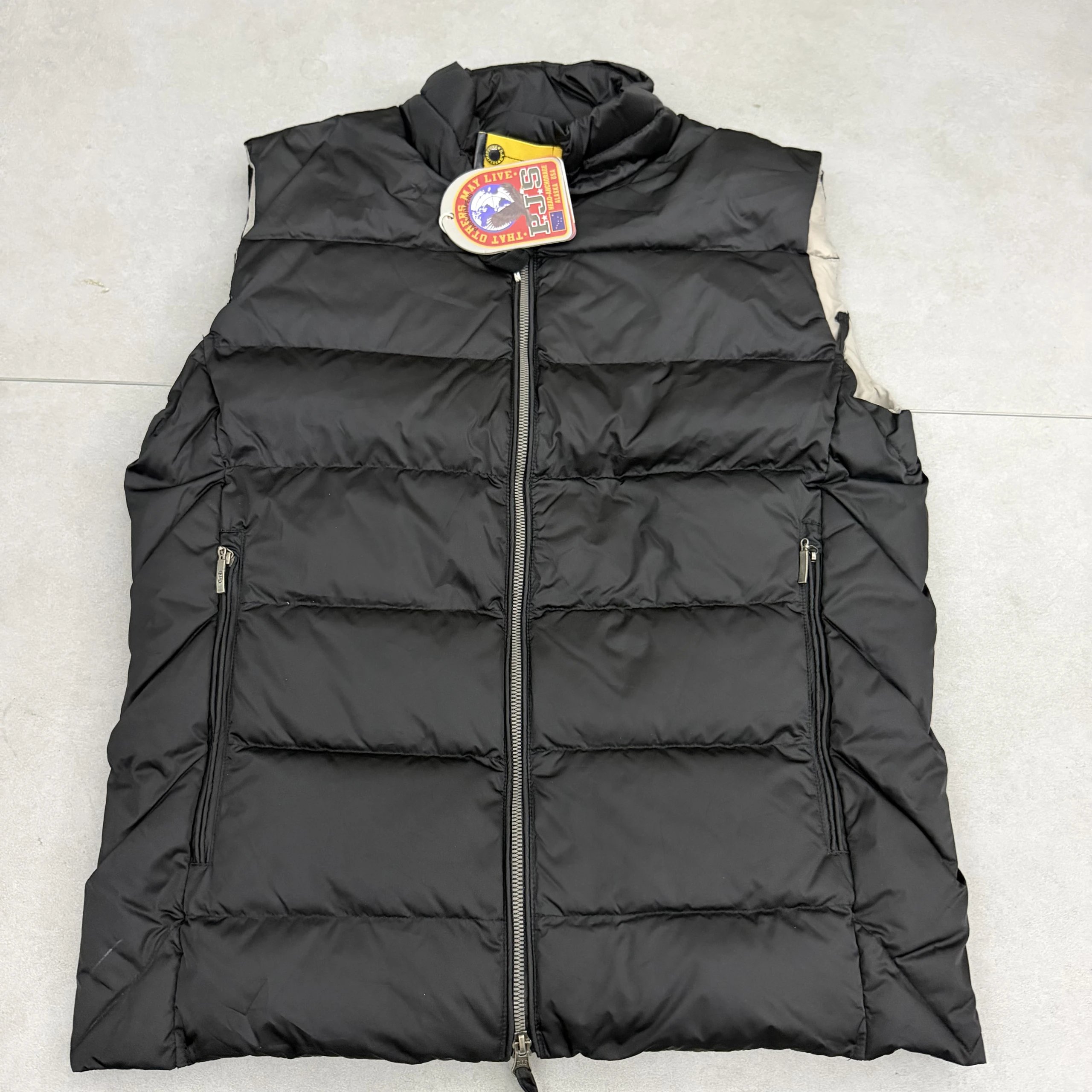 PJS Sleeveless Down Jacket - Black