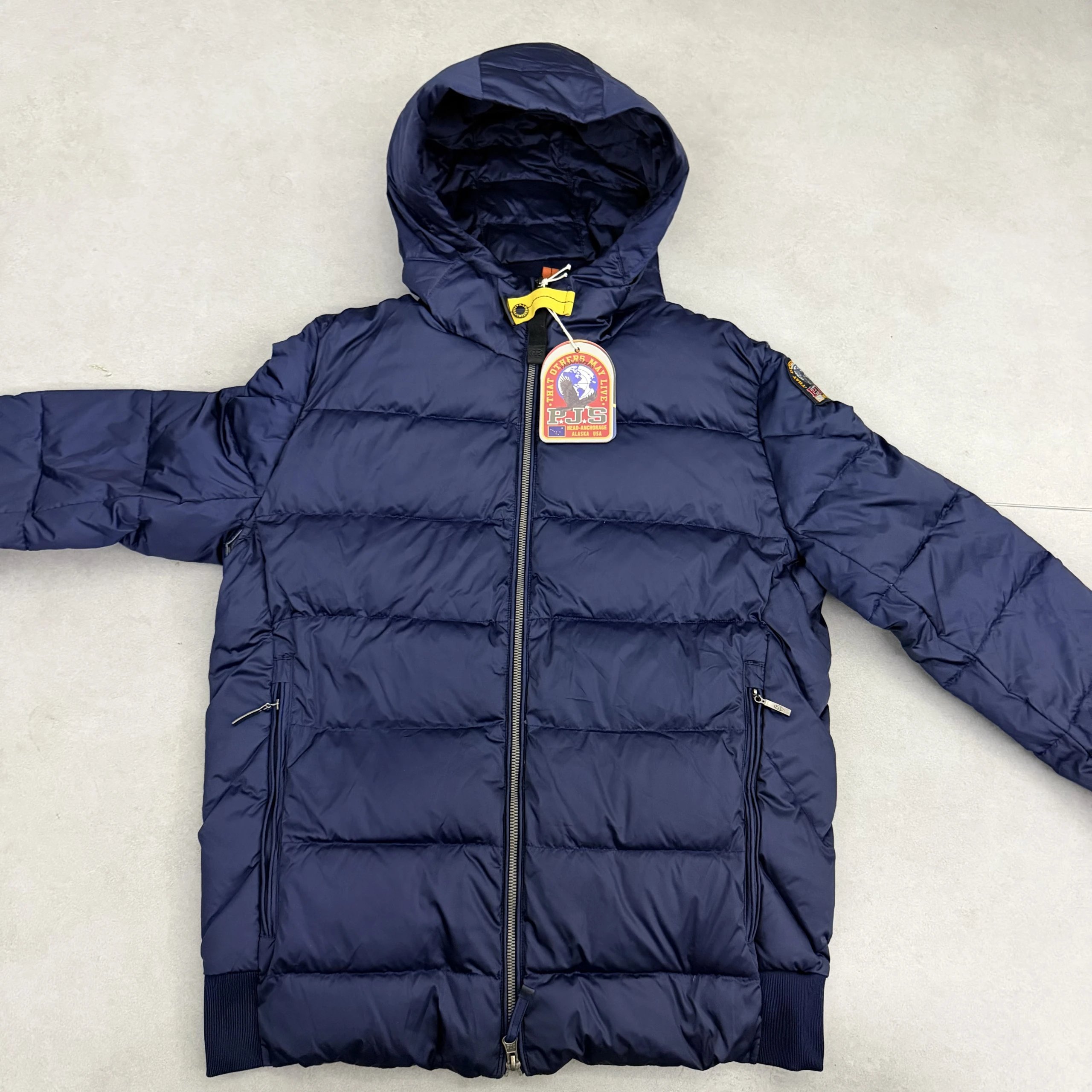 PJS down jacket - navy blue