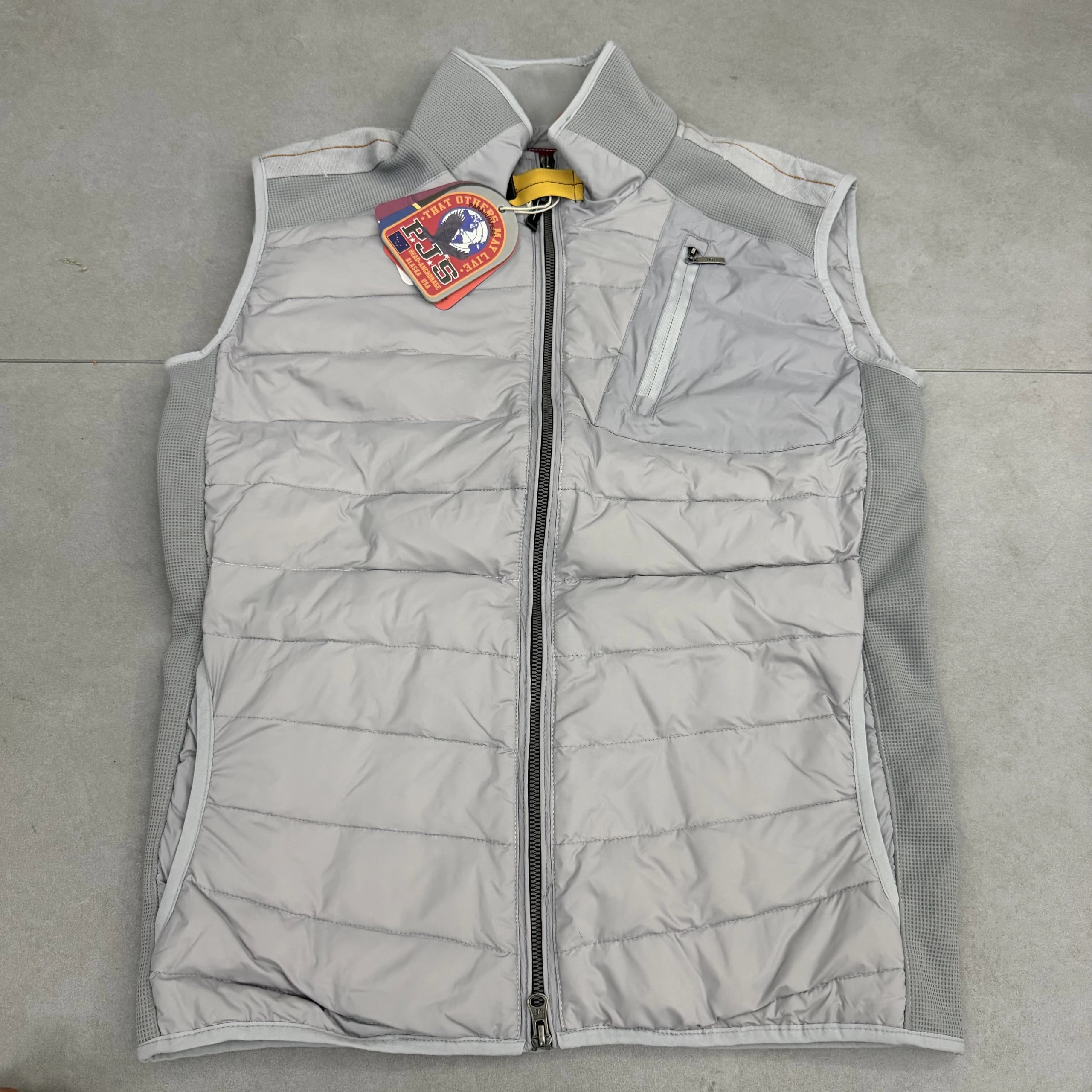 PJS Sleeveless Jacket - Silver