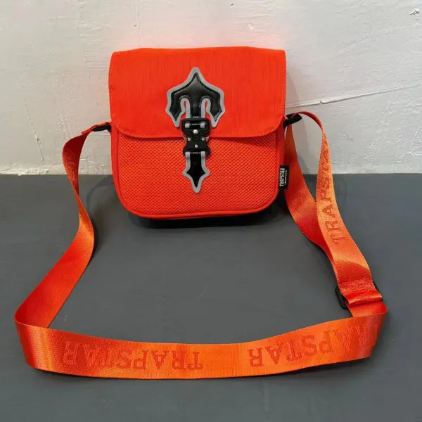 Trapstar Shield Logo Crossbody Bag Black - 7