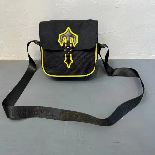 Trapstar Shield Logo Crossbody Bag Black - 5