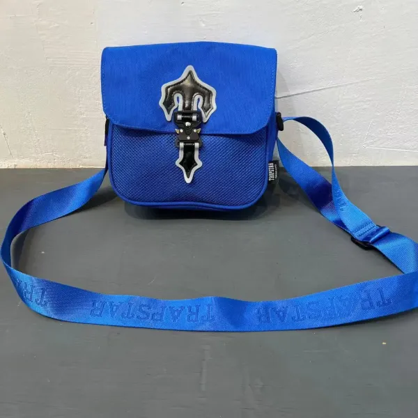 Trapstar Shield Logo Crossbody Bag Black - 9
