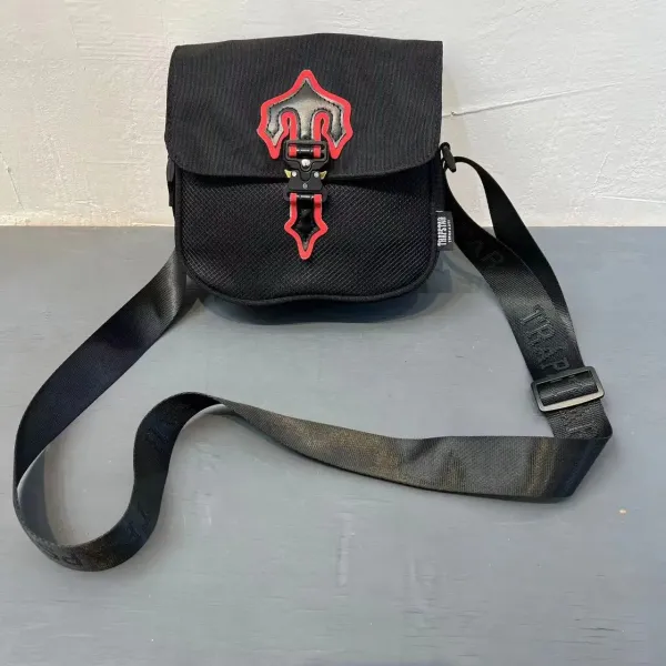Trapstar Shield Logo Crossbody Bag Black - 6