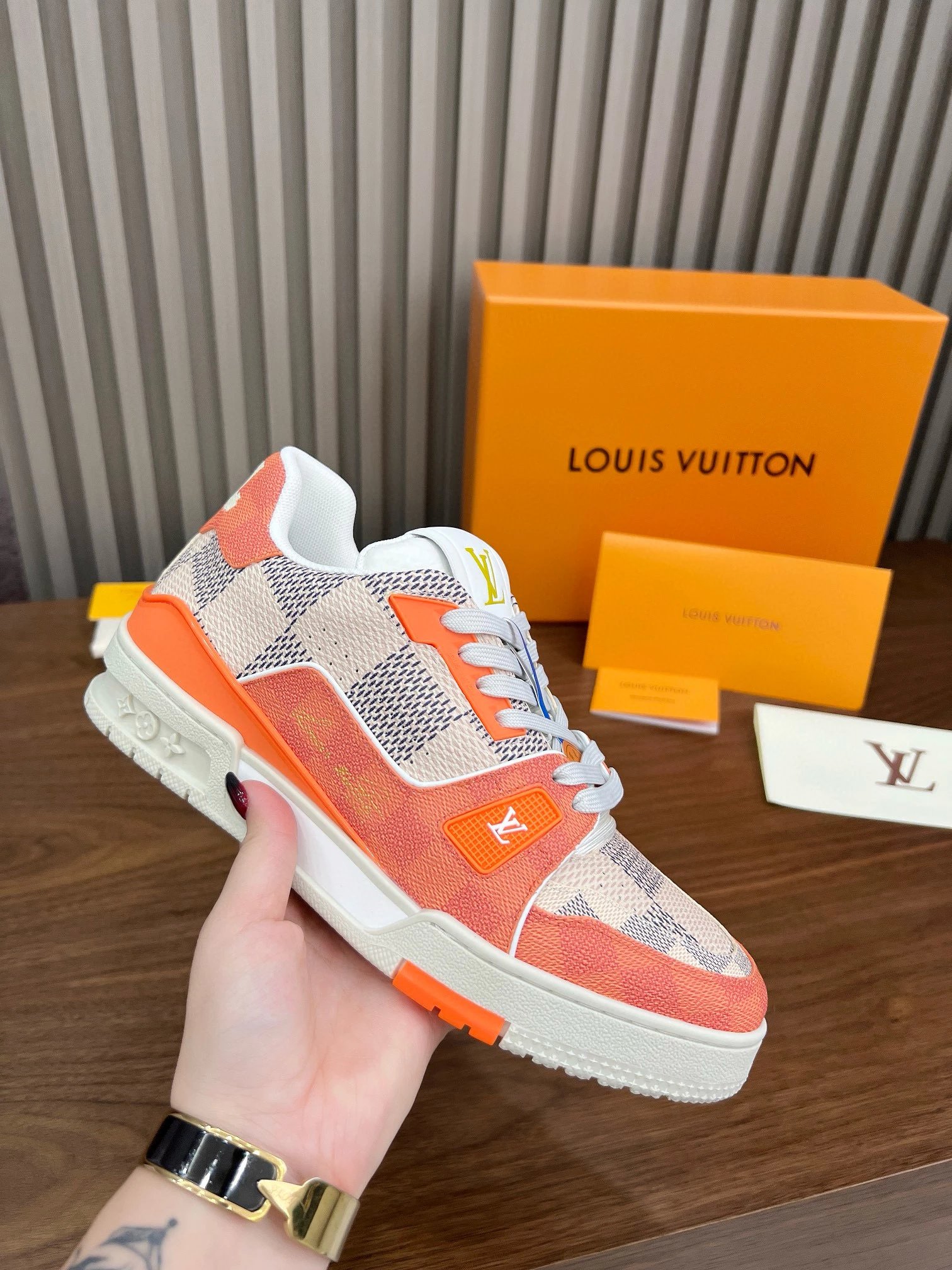 Louis Vuitton Trainer Damier Checkerboard