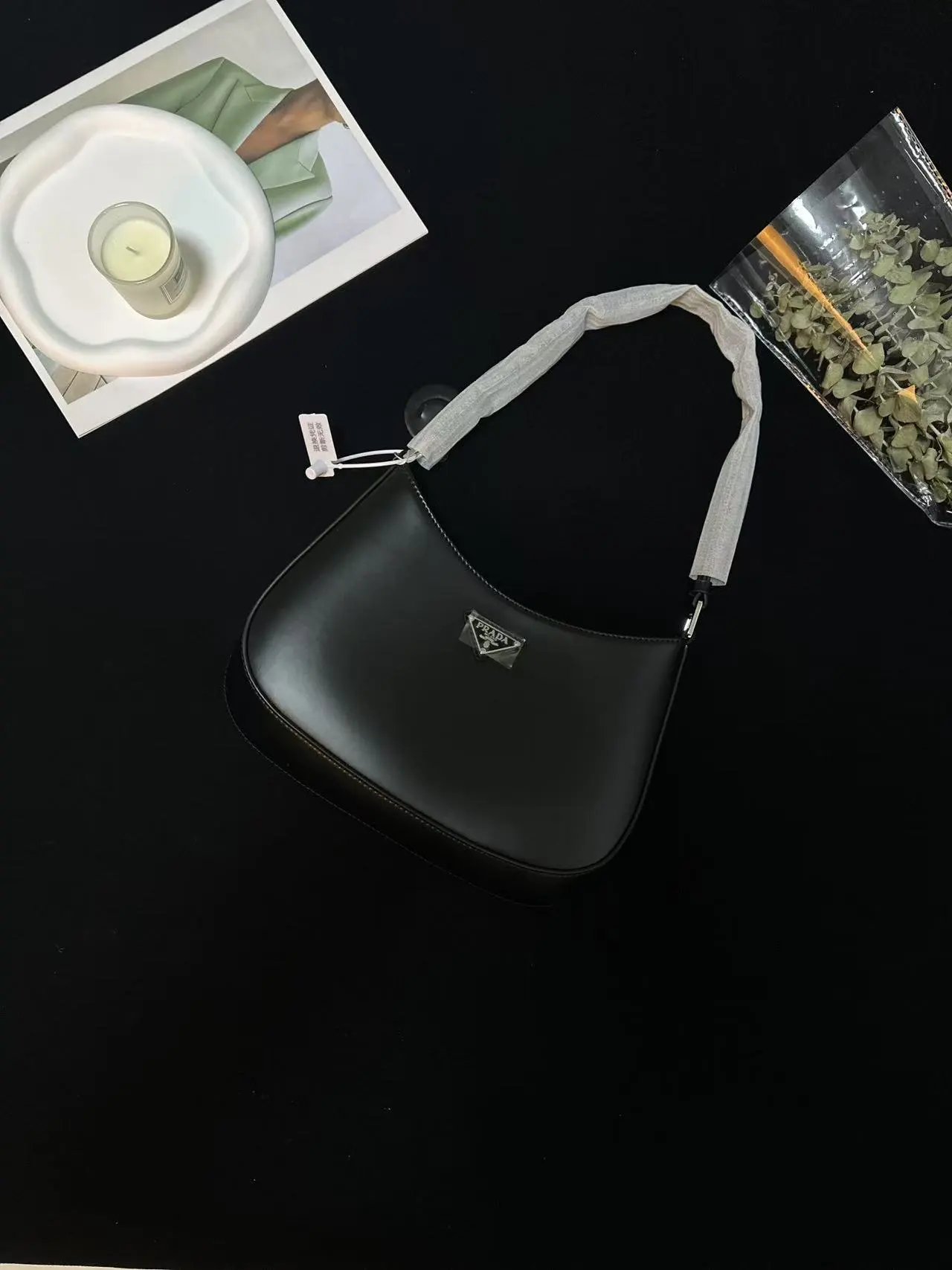 one ⭐ BC499 27 * 5 * 18cm cowhide glossy leather handbag shoulder bag Jielin