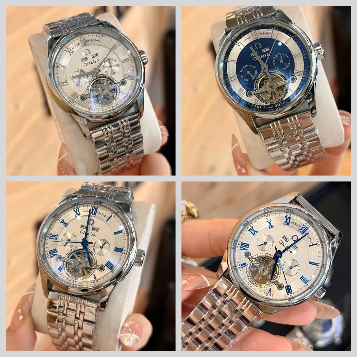 Omega Annual Calendar Tourbill