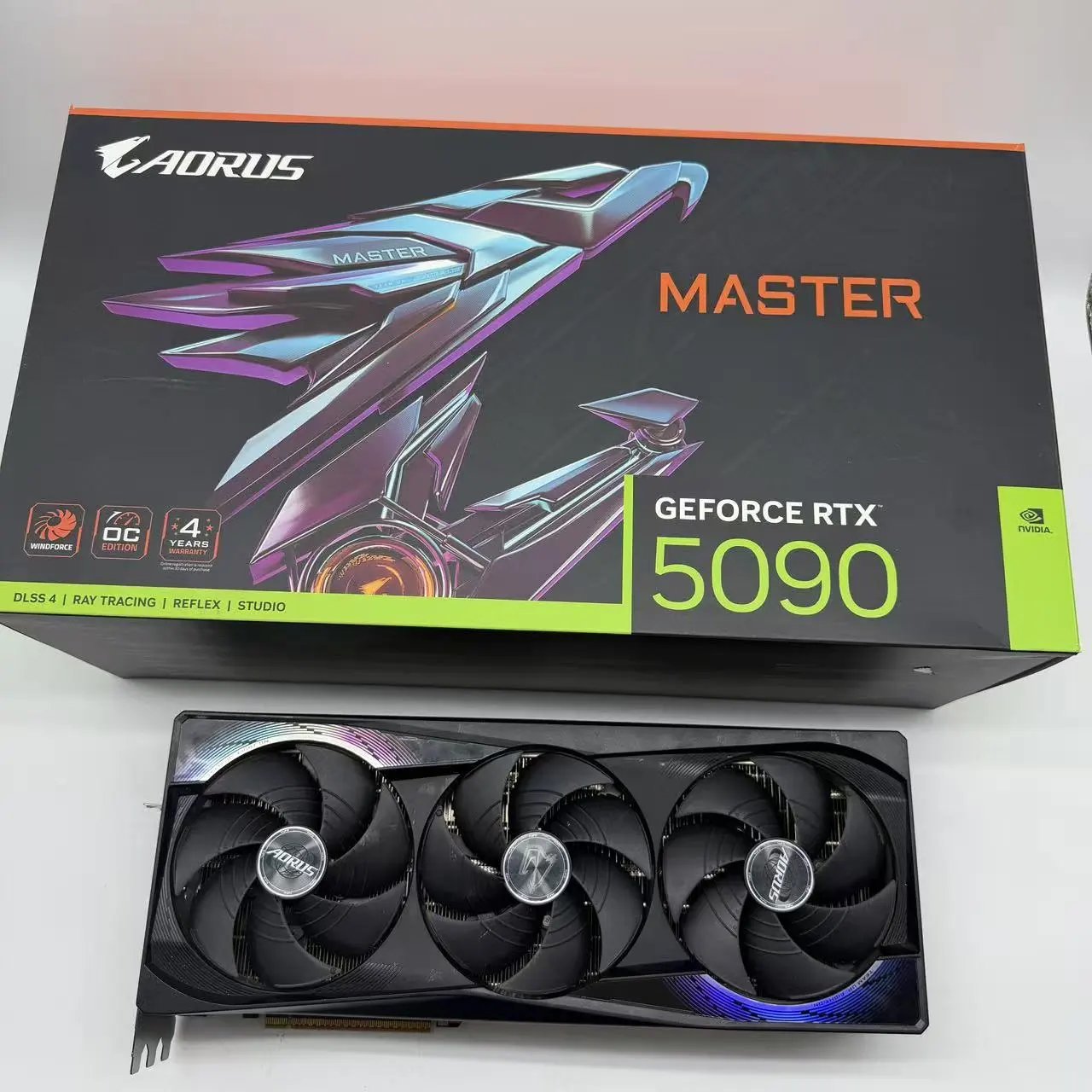 Gigabyte Aorus Master Black 5090 with Accessories