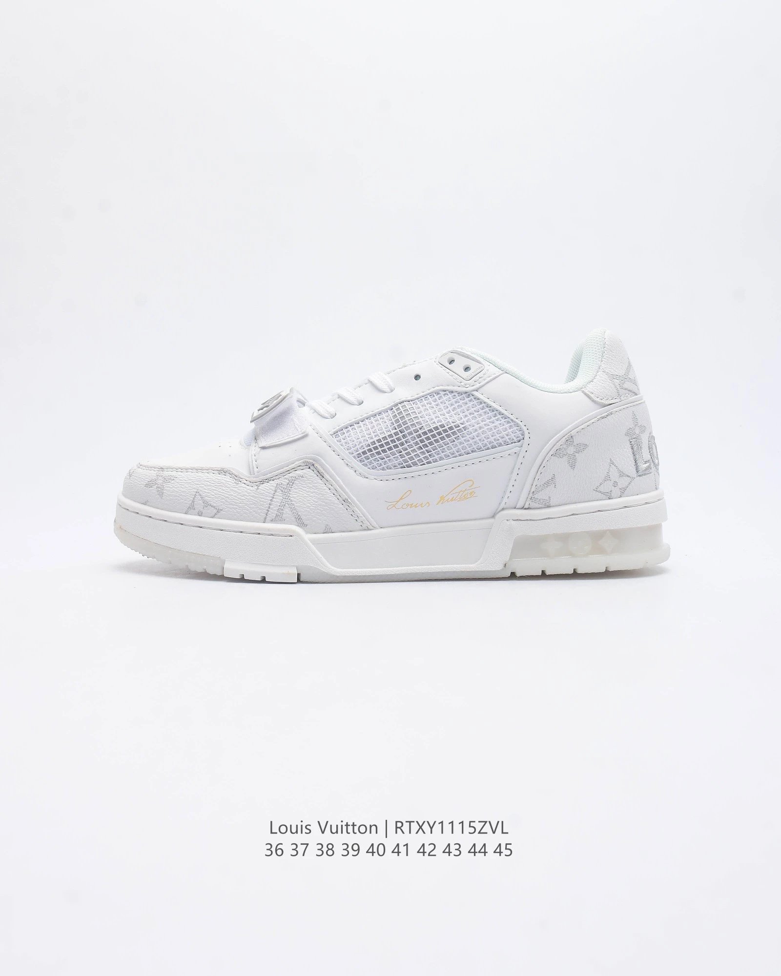 Louis Vuitton Trail Sneaker White Red Mesh Sneakers - 10