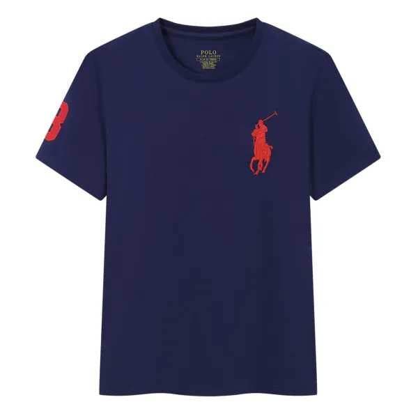Polo Ralph Lauren Custom Slim Fit Navy T-Shirt - 21