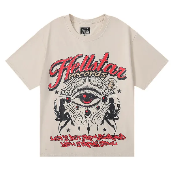 Hellstar Records x World of Eternal Rites Black Graphic T-Shirt - 18