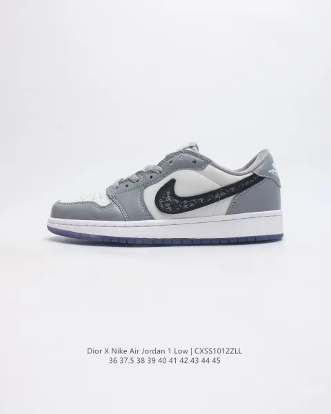 Air Jordan 1 Zoom Air Craft Black/Gray Sneakers - 31
