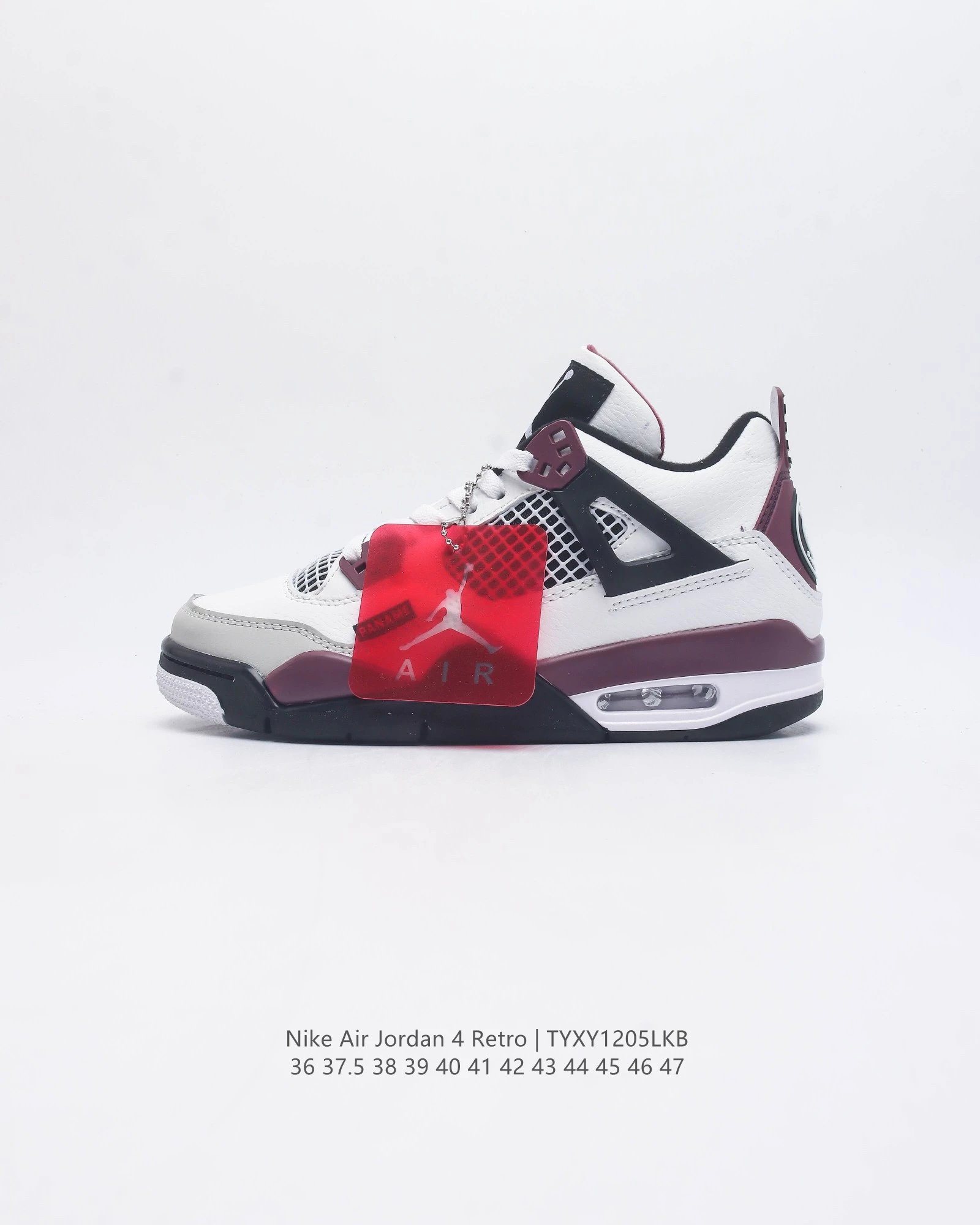 Air Jordan 4 Retro White Cement Grey Navy Sneakers - 16