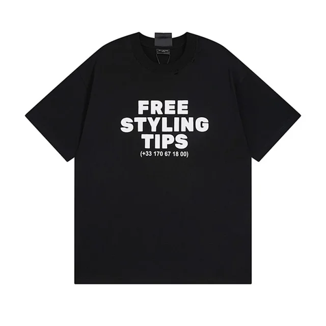 Balenciaga T-Shirts Short Sleeve Graphic T-Shirt product detail image 41