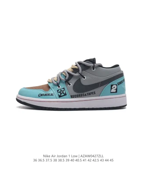 Air Jordan 1 Zoom Air Craft Black/Gray Sneakers - 18