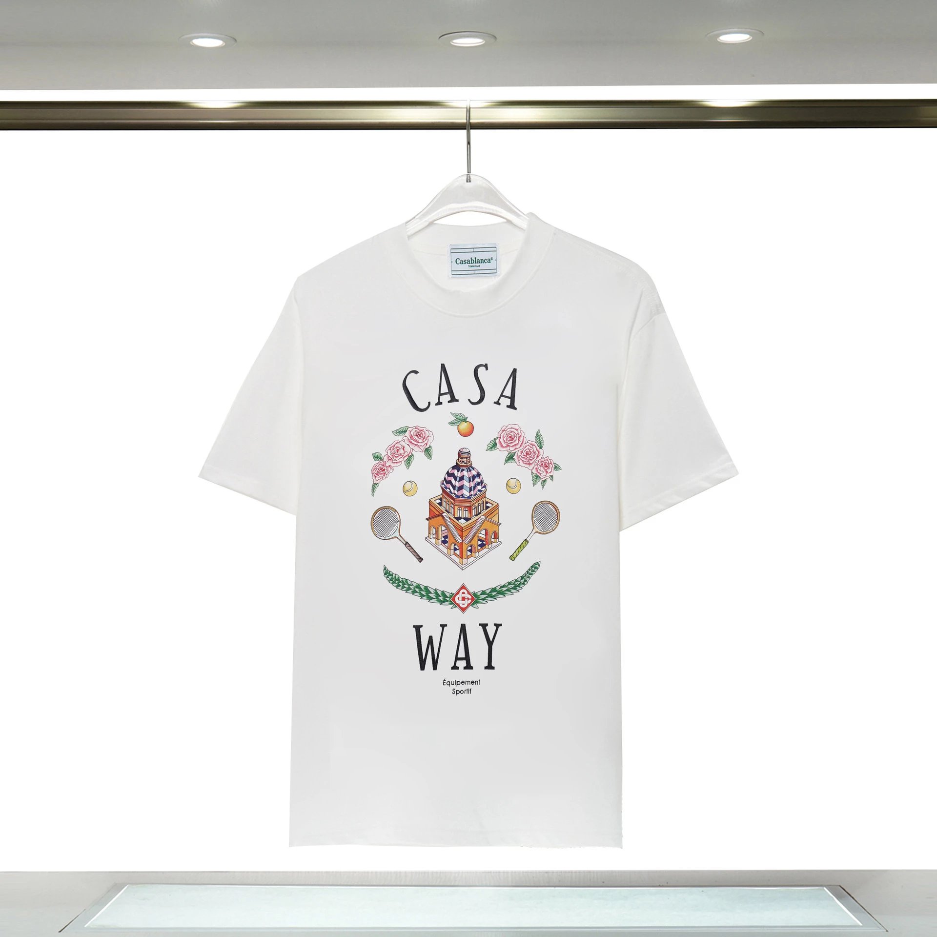 Casablanca T-shirt Casa Way White