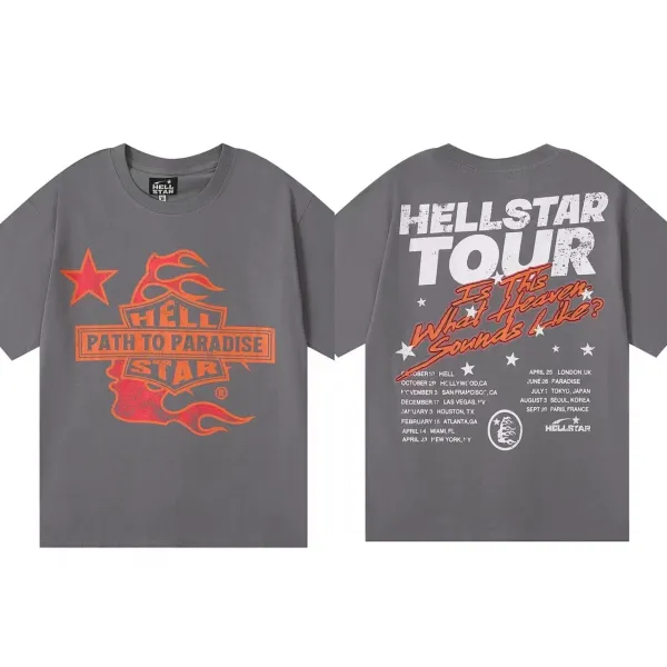 Hellstar Records x World of Eternal Rites Black Graphic T-Shirt - 30