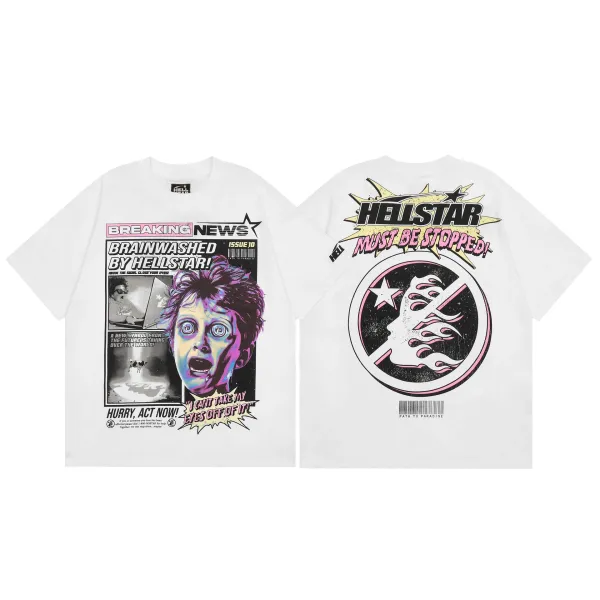Hellstar Records x World of Eternal Rites Black Graphic T-Shirt - 38