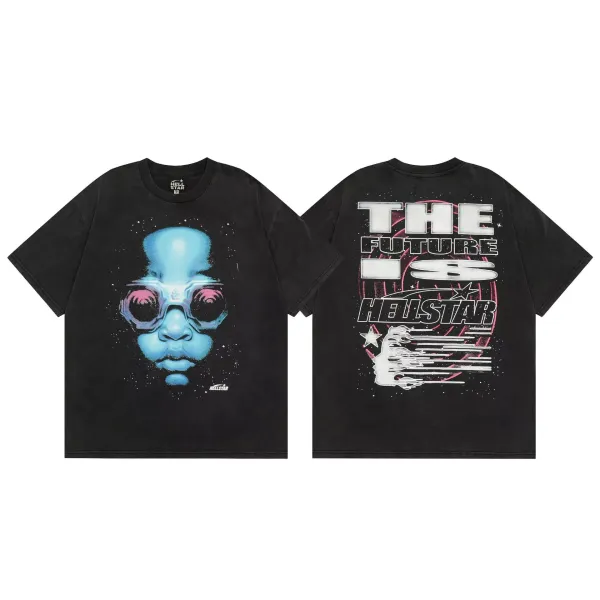 Hellstar Records x World of Eternal Rites Black Graphic T-Shirt - 23