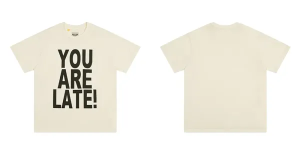 Off-White You Are Late! Graphic T-Shirt Beige - 24