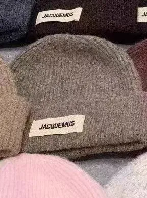 Jacquemus Le Bonnet Beanie Gray Knit Hat - 1