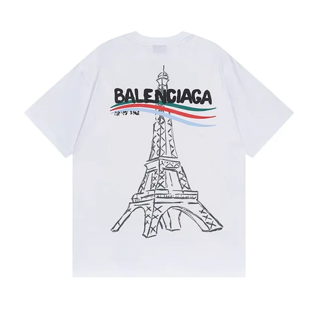 Balenciaga T-Shirts Short Sleeve Graphic T-Shirt product detail image 21