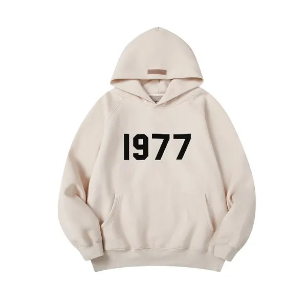 Off-White 1977 Graphic Hoodie Beige - 16