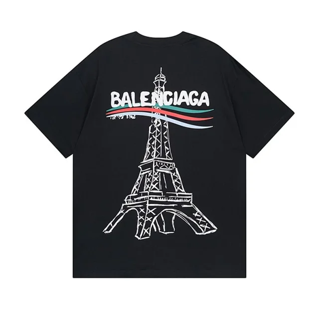 Balenciaga T-Shirts Short Sleeve Graphic T-Shirt product detail image 23