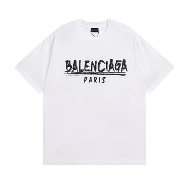 Balenciaga T-Shirts Short Sleeve Graphic T-Shirt product detail image 34