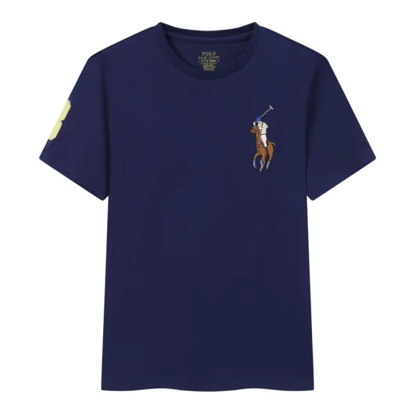 Polo Ralph Lauren Custom Slim Fit Navy T-Shirt - 24