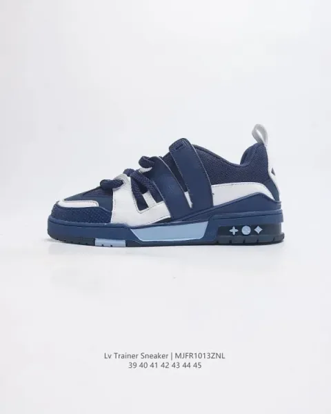 Louis Vuitton Arch Light Sneaker Denim Monogram Blue Sneakers - 7